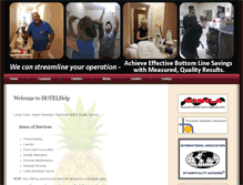 Tablet Screenshot of hotelhelpservices.com